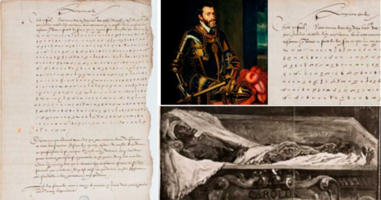 Шифрование текста не работает? Император Карл V не был убит, а умер из-за малярии. Фото.