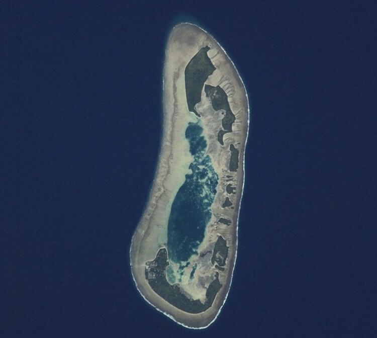 Где находится государство Тувалу. Атолл Нуи. Фото.