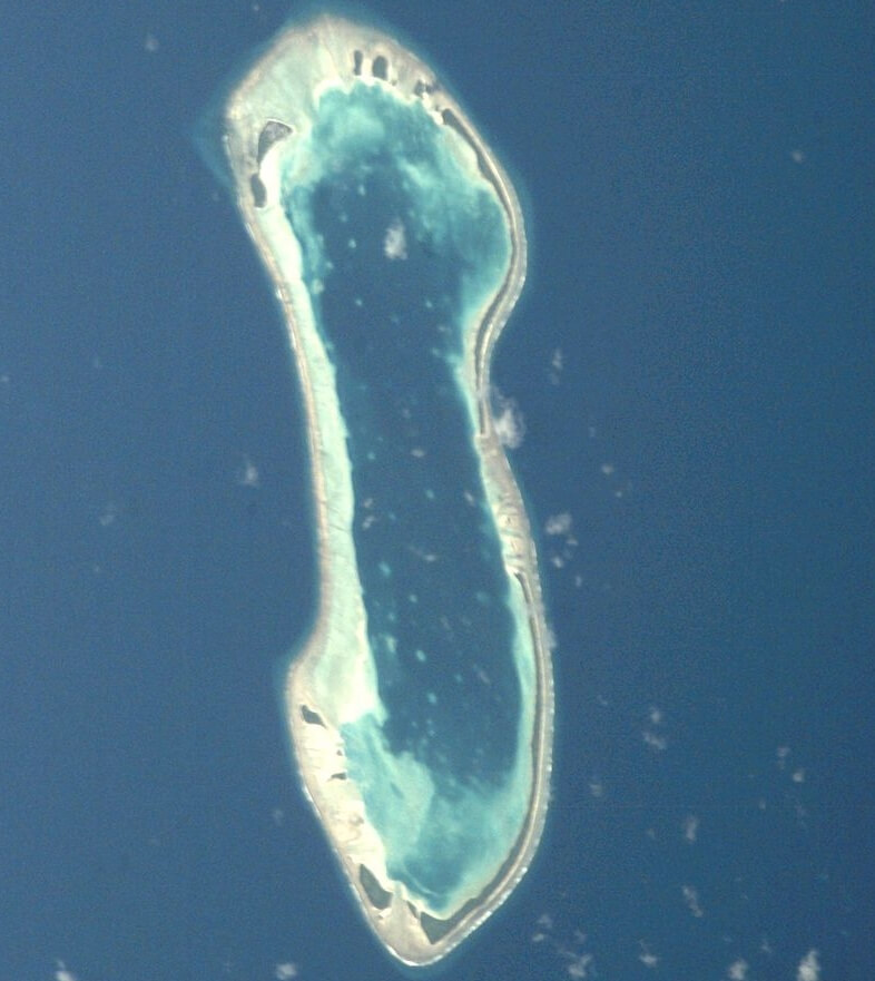 Где находится государство Тувалу. Атолл Нукулаэлаэ. Фото.
