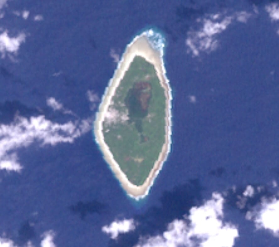 Где находится государство Тувалу. Атолл Нануманга. Фото.