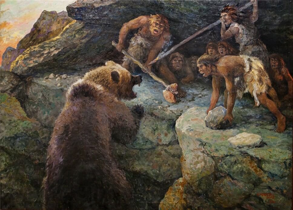 Зачем древние люди использовали шкуры медведей. Шкуры медведей древние люди могли использовать для изготовления накидок. Фото.