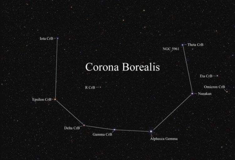 Древняя карта созвездий звездного неба — как ее удалось найти. Под древним сирийским текстом ученые обнаружили координаты звезд из созвездия Северная Корона. Фото.