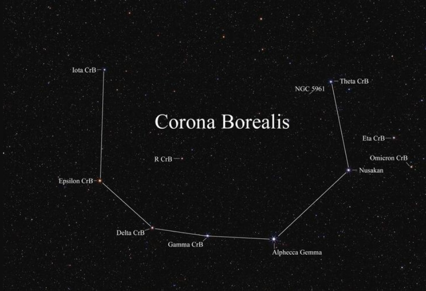 Древняя карта созвездий звездного неба — как ее удалось найти. Под древним сирийским текстом ученые обнаружили координаты звезд из созвездия Северная Корона. Фото.