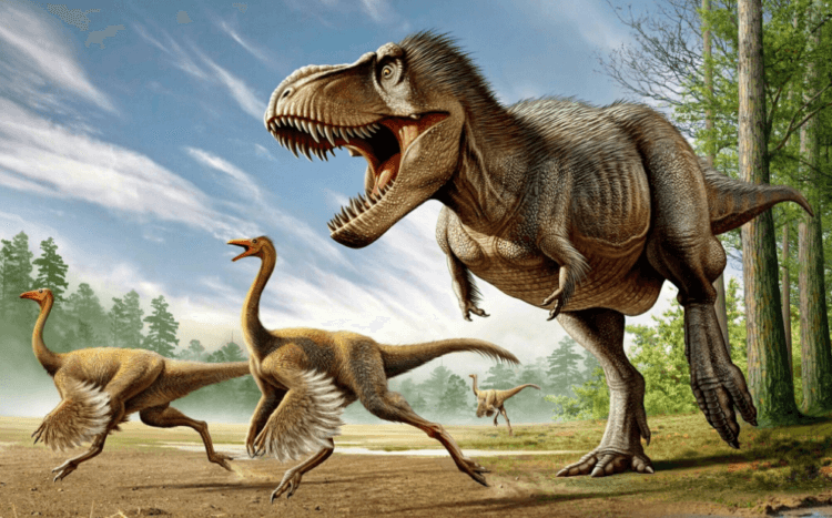 Когда появились первые птицы на Земле. Современные птицы являются потомками динозавров тероподов. Фото.