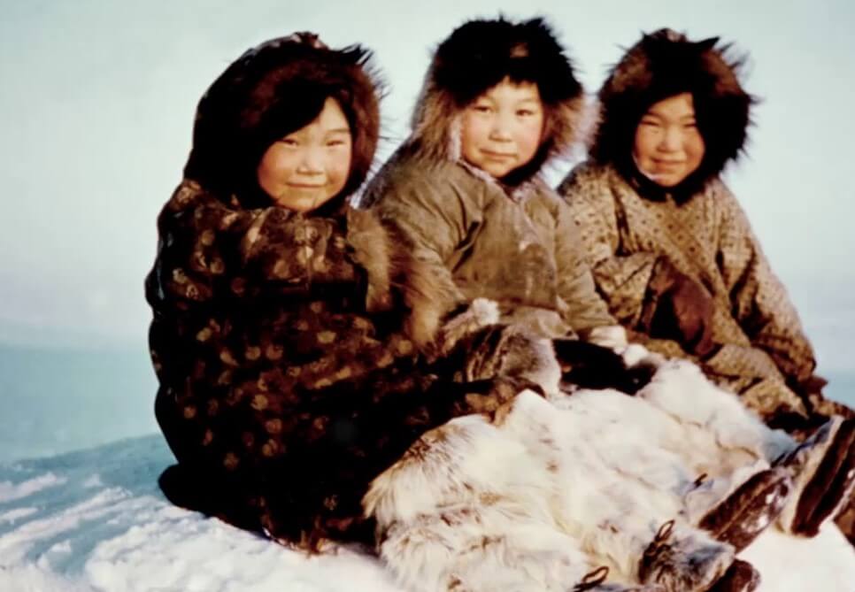 Где живут эскимосы. Дети эскимосы. Фото.