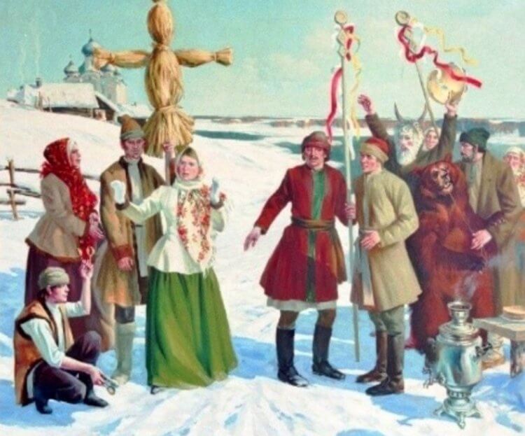 Зачем люди лепят снеговиков. Жители Древней Руси и чучело масленицы. Фото.