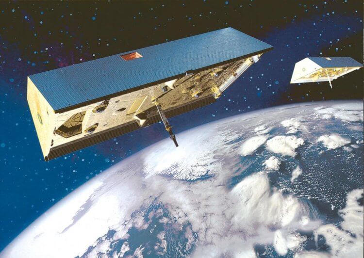 Мониторинг запасов пресной воды из космоса. Спутники GRACE отслеживают запасы воды на континенте. Фото.