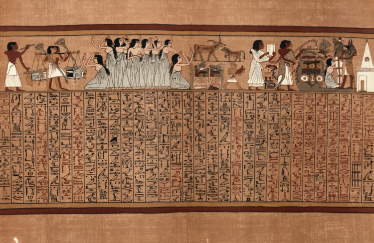 Археологи нашли “книгу мертвых” в виде 16-метрового свитка. Ученые нашли «Книгу мертвых» длиной в 16 метров. Это первая такая находка за последние 100 лет. Фото.