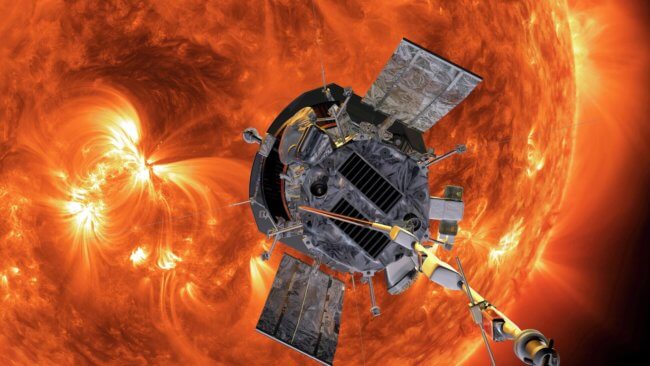 Как и когда первый космический корабль приблизился к Солнцу? Ранее зонд Parker вошел в атмосферу Солнца примерно на пять часов. Фото.