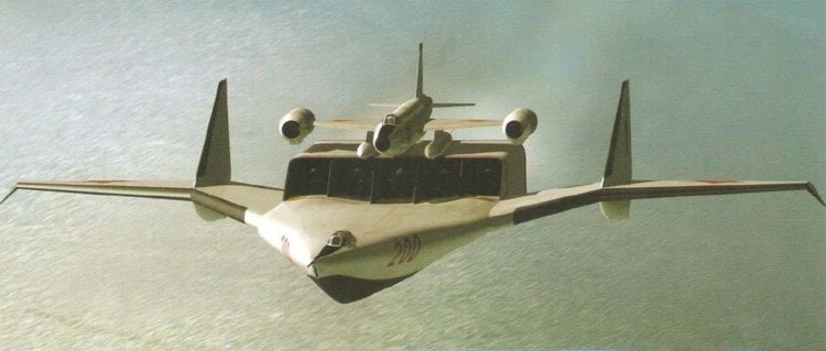 Авиаконструктор Роберт Людвигович Бартини. Самолет А-57 был выполнен по схеме летающее крыло. Фото.