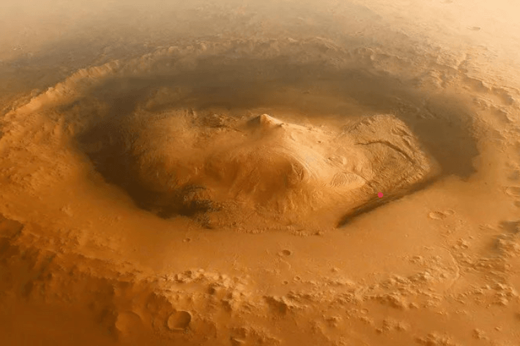На Марсе часто сменялся климат? В кратере Гейла когда-то климат сменялся так же, как на Земле. Фото.