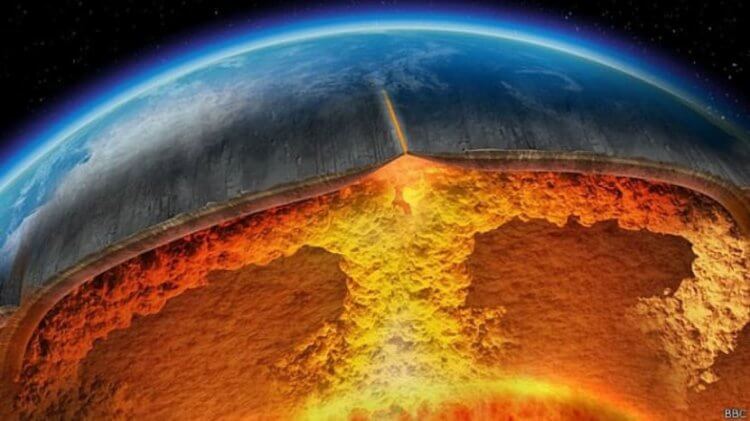 Как формировалось ядро Земли. Все выводы о структуре Земли сделаны на основе вулканической и сейсмической активности. Фото.