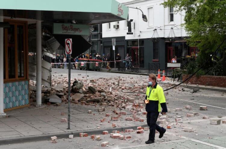 В Австралии меньше всего землетрясений. Последствия австралийского землетрясения в 2021 году. Фото.