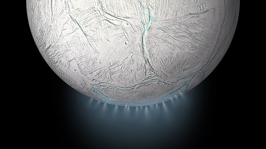 Подо льдами спутника Сатурна обнаружены горячие источники?