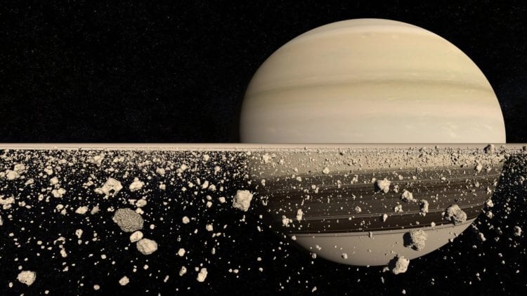 Подо льдами спутника Сатурна обнаружены горячие источники?
