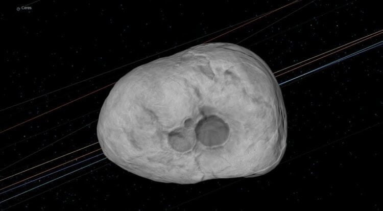 Вероятность падения астероида 2023 DW на Землю. Примерный внешний вид астероида 2023 DW. Фото.