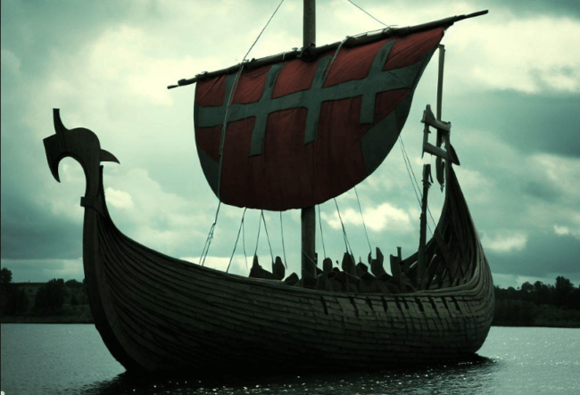 Археологи обнаружили корабль викингов возрастом 1200 лет. Фото.