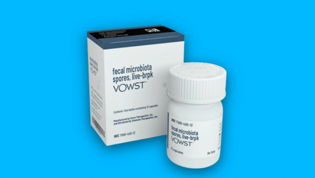 Что представляет собой препарат из фекалий Vowst. Vowst принимается перорально в виде капсул. Фото.