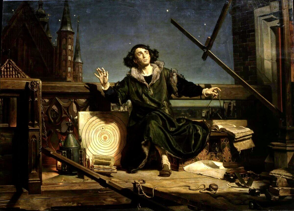 Реакция общества и адаптация к изменениям. Работа Коперника положила начало первой научной революции. Фото.