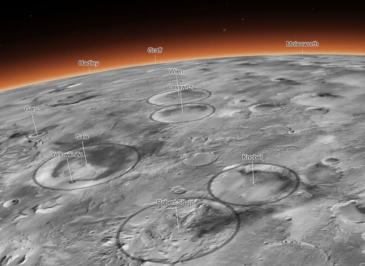 Создана лучшая интерактивная карта Марса: изучите планету как никогда прежде