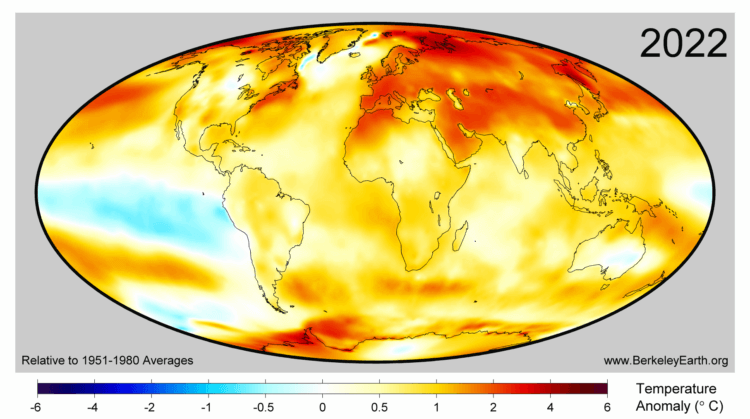 Прогноз NASA и NOAA. Лето 2023 года, кажется, будет еще теплее предыдущего. Фото.