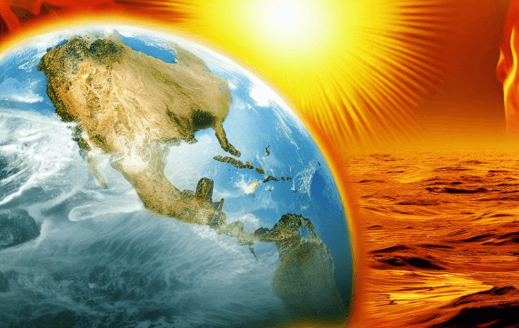 На сколько градусов поднимется температура на Земле. Океан, возможно, больше не сможет эффективно поглощать тепловую энергию, в результате чего планета начнет быстро нагреваться. Фото.
