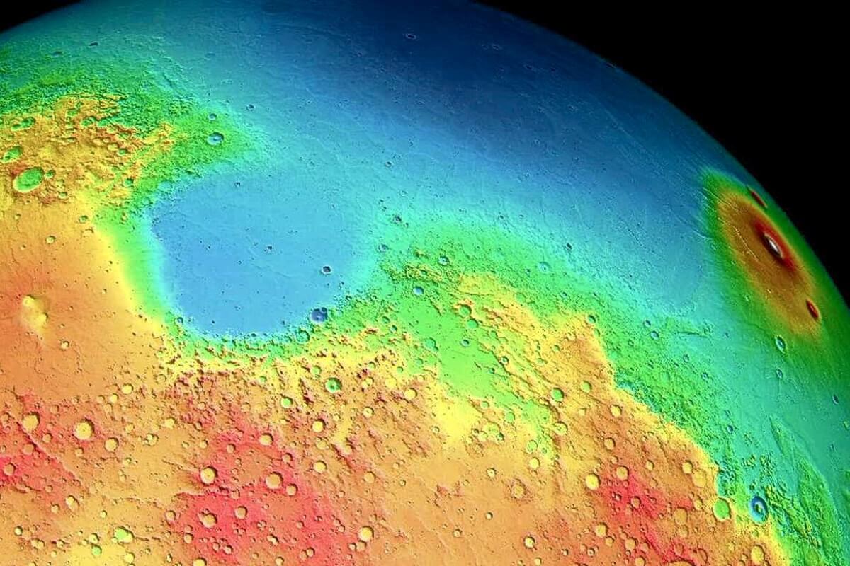 Радиоактивные источники тепла на Марсе. Кора Марса содержит радиоактивные источники тепла. Фото.