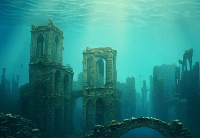 В Северном море обнаружен затопленный город, который считался мифическим. Фото.