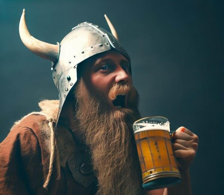 Чоканье защищает от злых духов. Помимо пива, викинги пили и другие алкогольные напитки. Например, исландский напиток Бреннивин из картофельного или зернового сусла может иметь происхождение со времен этих суровых воинов. Фото.