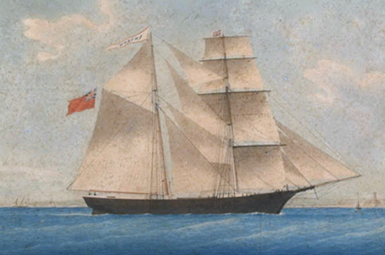 Тайна корабля-призрака «Мария Целеста»: куда исчез его экипаж? Парусный корабль «Мария Целеста» был обнаружен 4 декабря 1872 года в водах недалеко от Гибралтара. Фото.