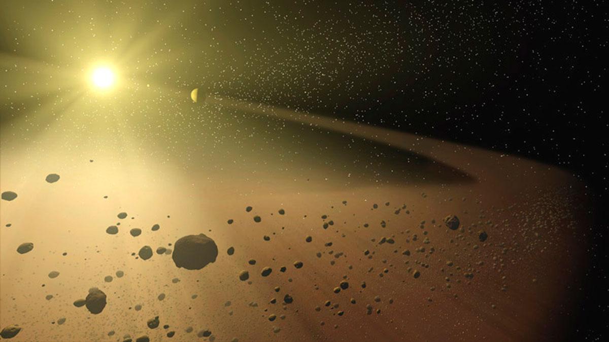 Впервые в поясе астероидов обнаружен пар — это объясняет появление воды на Земле. Ученые обнаружили доказательство присутствие льда в поясе астероидов. Фото.