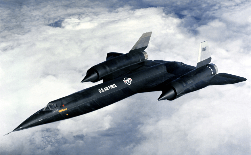 Самый быстрый реактивный самолет в мире. Самолет Lockheed A-12, на базе которого был построен «Черный дрозд». Фото.