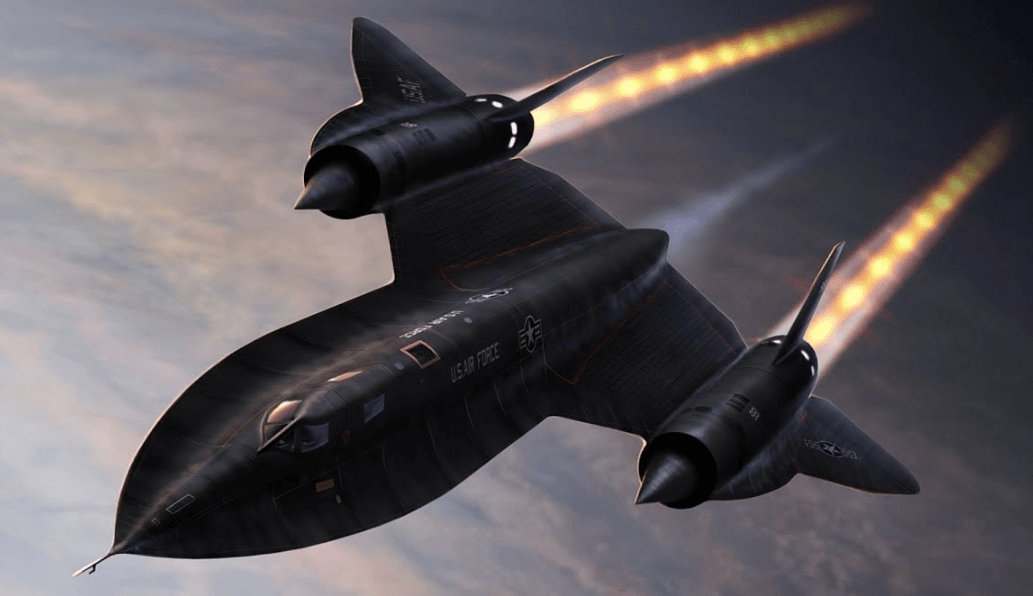 Самый секретный самолет в мире. Lockheed SR-71 установил рекорд скорости, который составил 3529,56 км/ч. Фото.