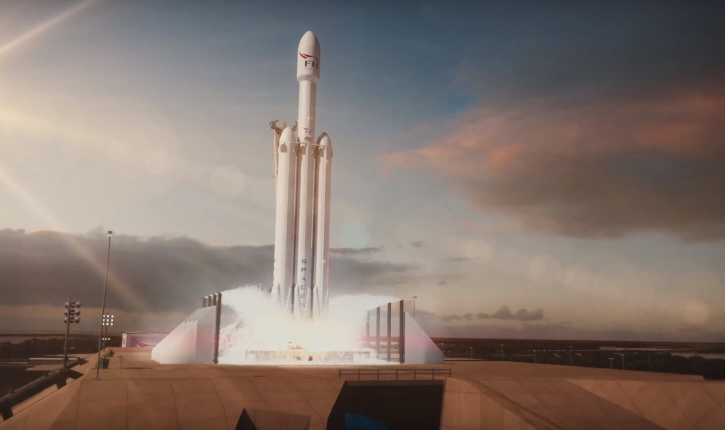 Космическая миссия Europa Clipper. Для отправки Europa Clipper в космос будет использована ракета-носитель Falcon Heavy. Фото.
