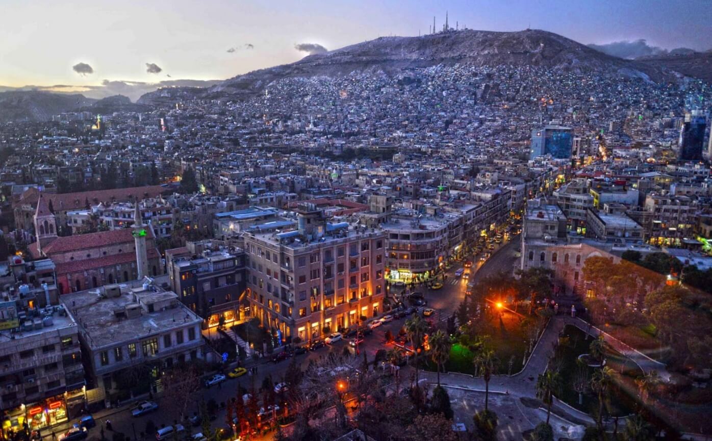 Самые древние города в мире. Современный город Дамаск. Фото.