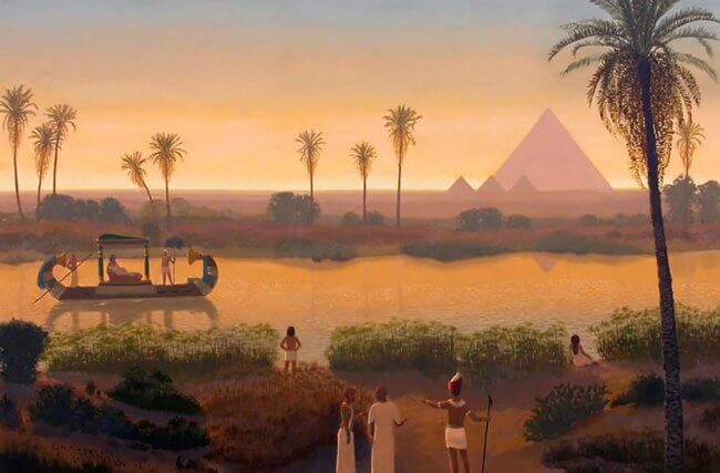 Как жители Древнего Египта управляли рекой Нил, чтобы облегчить себе жизнь. Фото.