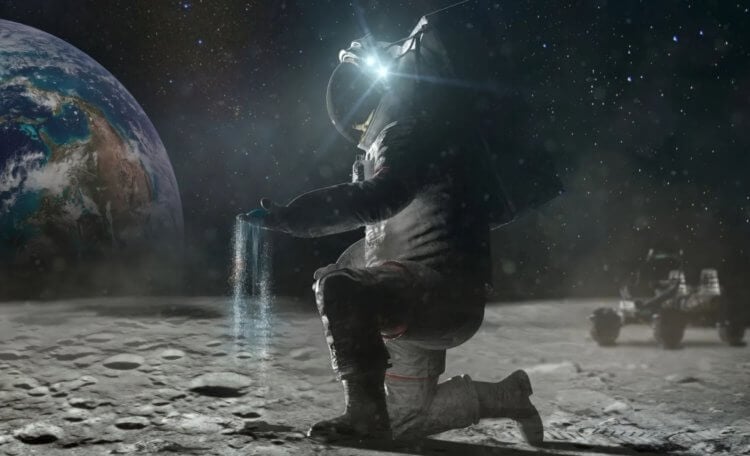 Астронавты на Луне могут заболеть из-за пыли. Космическая пыль опасна, потому что похоже на микроскопическое битое стекло. Фото.