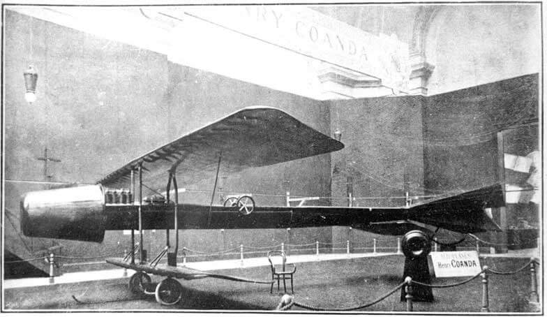Когда появились первые реактивные самолеты. Реактивный самолет Coanda-1910, который совершил первый полет в 1910 году. Фото.