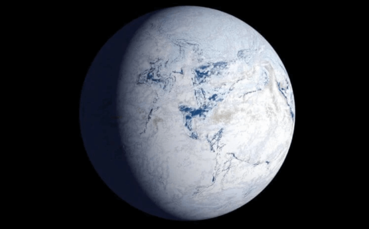 Три миллиарда лет назад Земля была заледеневшей? В истории Земли были периоды, когда она превращалась в ледяной шар. Фото.