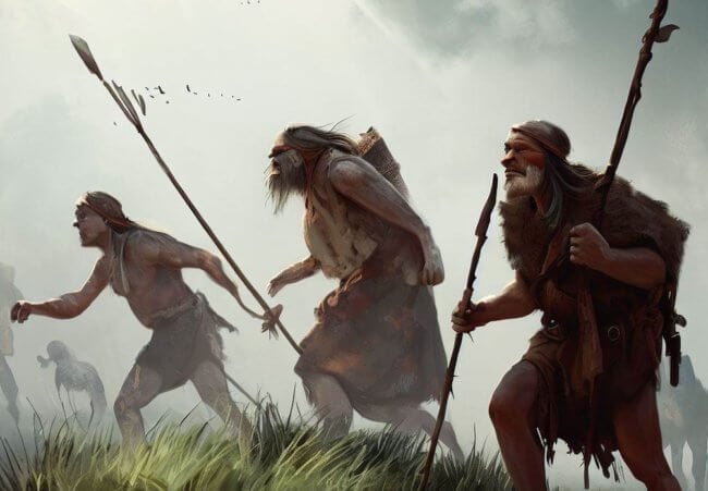 Как древние люди охотились на зверей — 4 хитрых способа. Фото.
