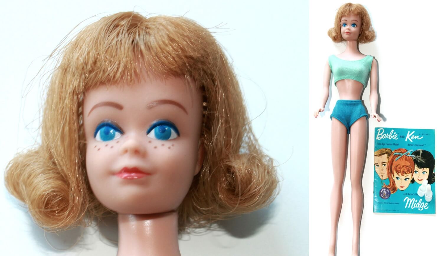 В каком году появилась кукла Кен. Первая подруга Барби — Мидж. Фото.