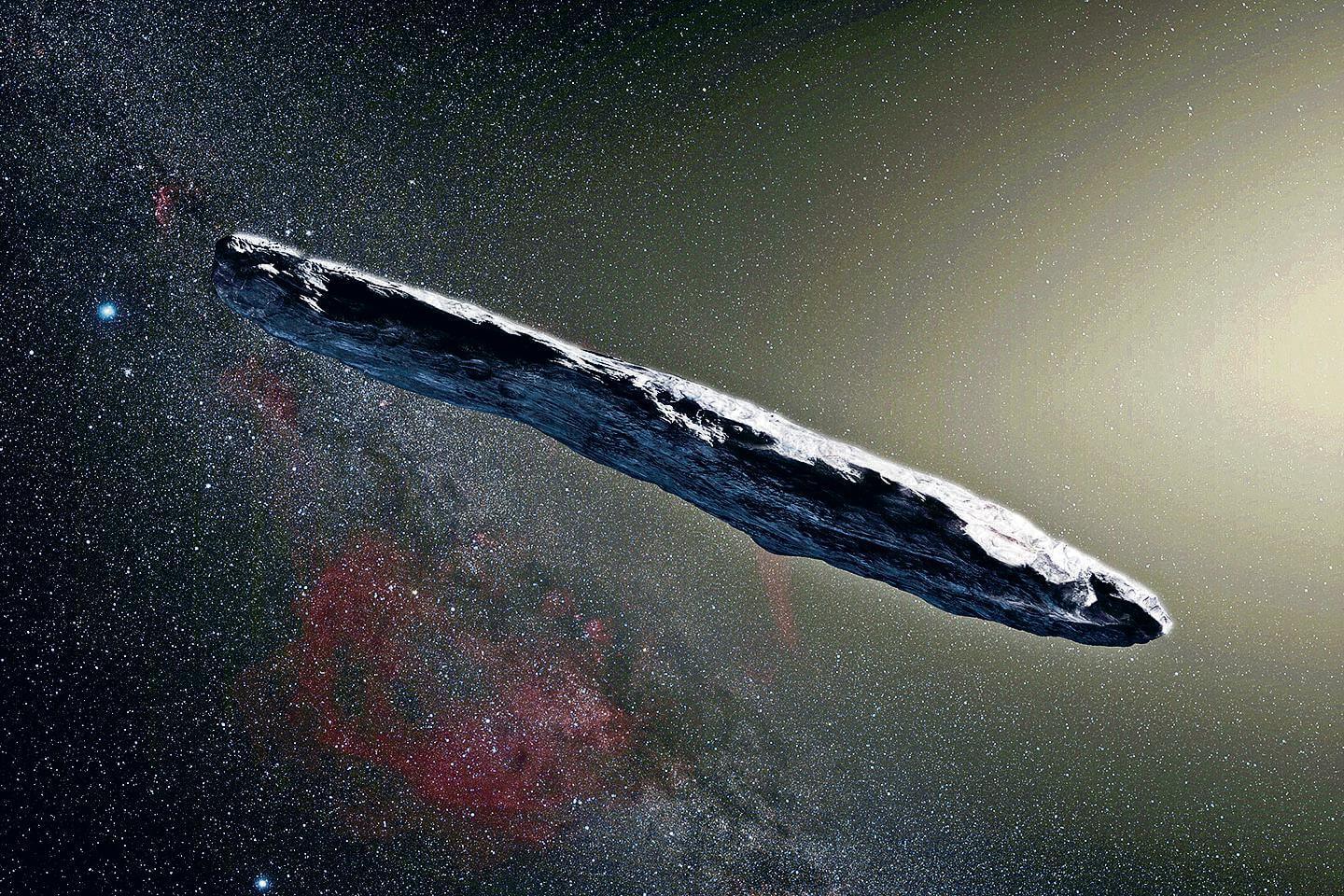 Сферы – обломки корабля пришельцев? Астероид Оумуамуа стал удивлять ученых с момента его обнаружения 19 октября 2017 года. Фото.