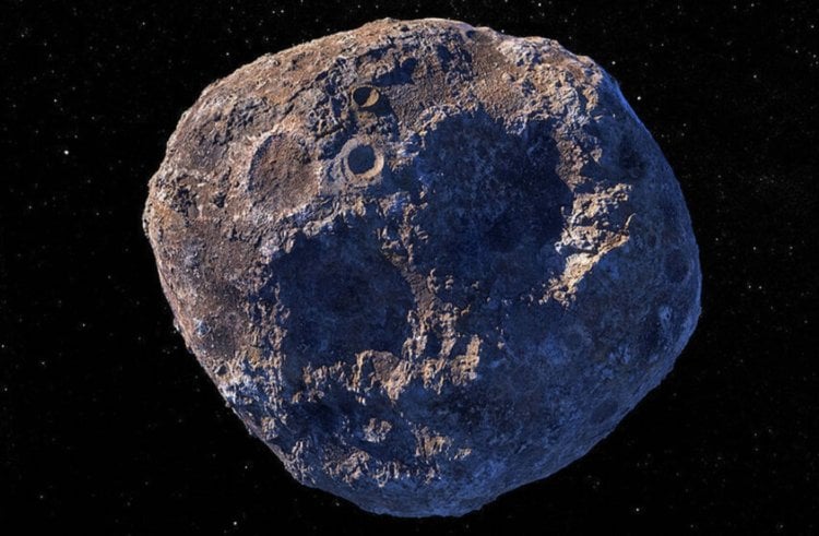 В космосе есть астероид из золота — он может сделать всех людей миллиардерами. Астероид (16) Психея можно назвать космической сокровищницей. Фото.