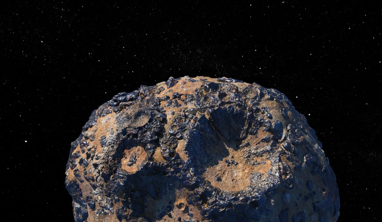 Психея — астероид из золота и платины. Астероид Психея может раскрыть тайны ядра Земли. Фото.