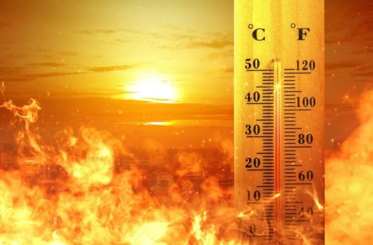 На Земле побит мировой рекорд жары. Недавно средняя температура воздуха на Земле составила 17,25 градуса по Цельсию, это рекорд. Фото.