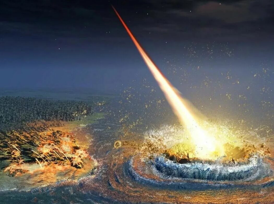 Как часто на Землю падают астероиды. Тяжесть последствий падения астероида на Землю зависит от того, куда именно он упадет — на сушу или воду. Фото.