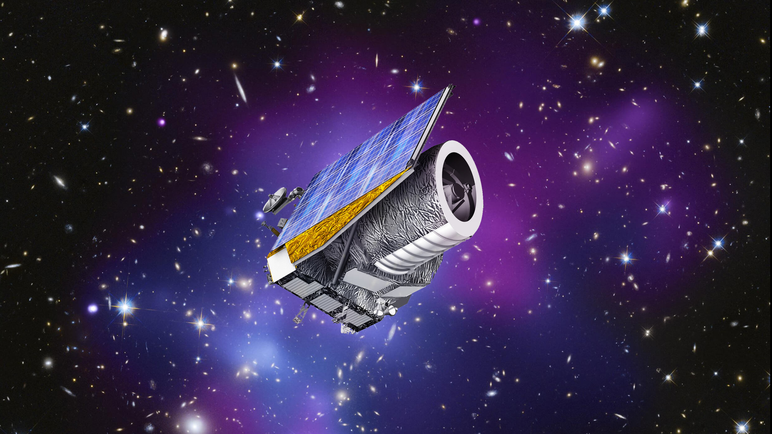 Может ли космический телескоп обнаружить темную материю? Евклид – космический телескоп ЕКА скоро приступит к полноценной работе. Фото.