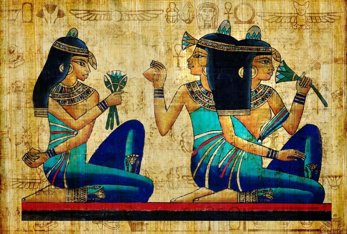Цивилизация Древнего Египта. В Древнем Египте была развита математика, медицина и астрономия. Фото.