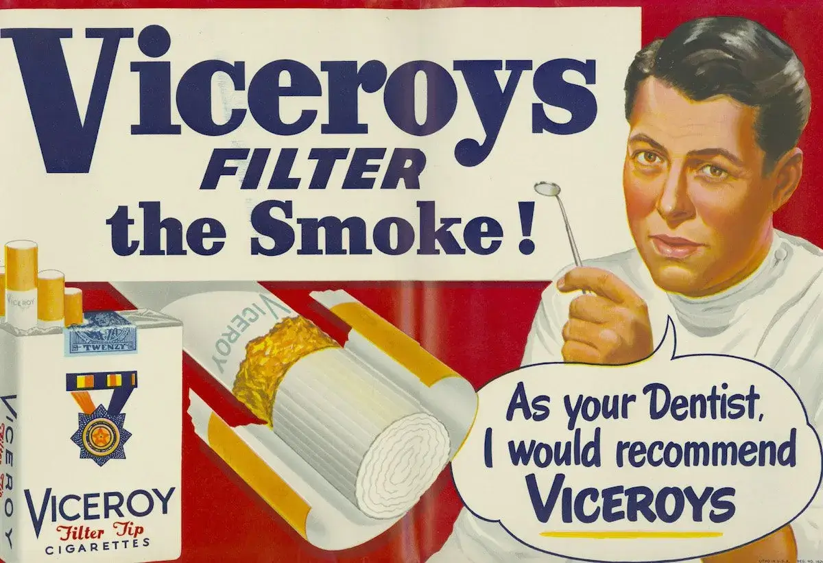 Что происходит после привыкания к табаку? Да, в прошлом стоматологи рекламировали сигареты. Кто бы мог подумать. Фото.