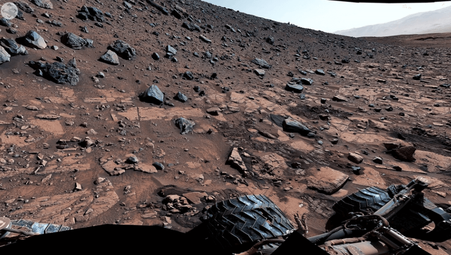 Curiosity впервые достиг марсианского хребта — тайна возрастом 3 миллиарда лет может быть раскрыта. Снимки с хребта Гедиз Валлис, сделанные марсоходом Кьюриосити. Фото.